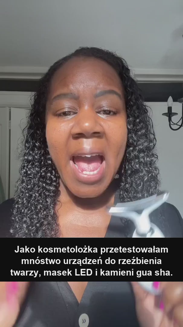 Kosmetolożka opowiada po polsku o masażerze RITUNEA SculptFlow 7w1